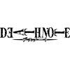 Death Note Logo Anime Manga sticker window laptop bumper vinyl decal - 4"