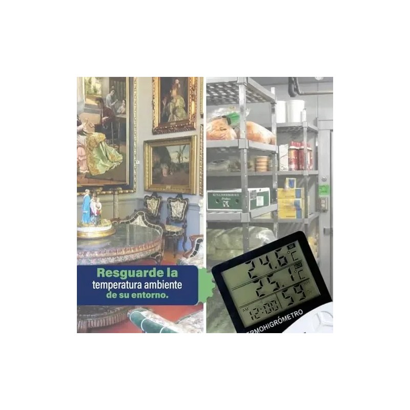 Termohigrómetro Ntv-8 Con Calibración