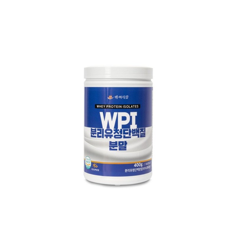 WPI 분리유청 단백질분말 400g 4+1통 WPI Isolate Whey Protein Powder