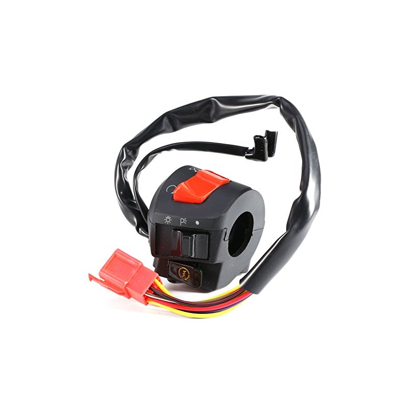 Motorcycle Handlebar Switch, 2PCS Universal 78'' Motorcycle Control Switch Left