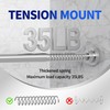 Mcrbeay Shower Curtain Rod, 1" Diameter Heavy Duty Tension Shower