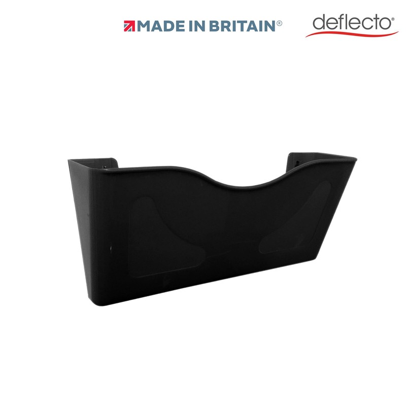 Deflecto 6 Pack Graphite Landscape A4 Wall Mounted Document Holder