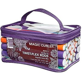 42-Pack Bendy Rollers Durable Foam Curler Roller Set Hair Bendy Curlers Tool DIY Salon Hair Styling Curling Sticks with Case