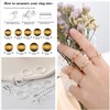 Honsny 14K Gold Plated Stacking Rings Set for Women, Stackable