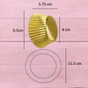 Capacillo Premium Cupcake Rosa Metalico 100 Pzas