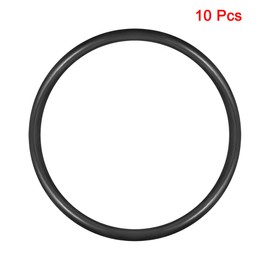 sourcing map Pack of 10 Rubber O Rings 80 mm AD 70 mm ID 5 mm Width Metric Seal