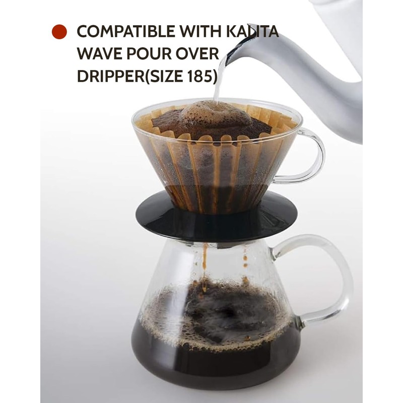 2-5 Cup Coffee Filters,100 Count Disposable Basket Coffee Filter Paper,