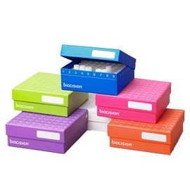 Hinged CryoBox, Green, 5pk