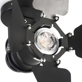 Hobaca GU10 L19 * W17cm Mini Loft Spotlight Ceiling Lights Industrial Track Light Surface Mounted Retro Lamps Downlighting