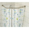 Sikaiqi Stretchable 304 Stainless Diamond Shaped Bathroom Bathtub Corner Shower