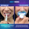 Wireless Teeth Whitening Kit, Professional At-Home Whitening System with LED
