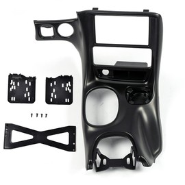 PIT66 Double Din Dash Installation Kit Compatible with Chevy Corvette C5 1997-2004 Black Plastic 10407815