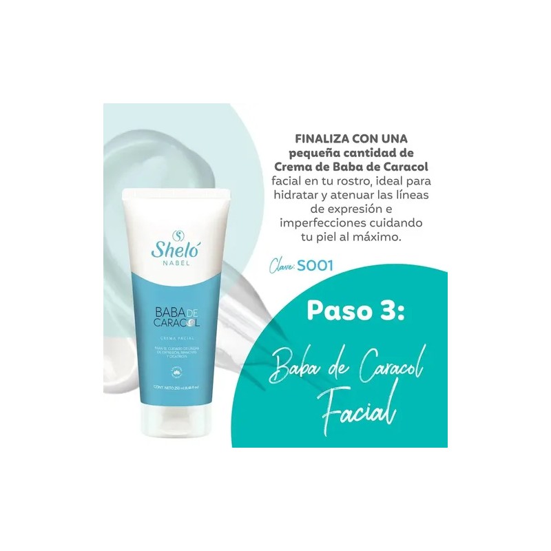 Crema Baba De Caracol Facial, Shelo Nabel