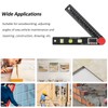 Digital Protractor Ruler Angle Finder, Protractor Ruler Level Tool, Multifunction