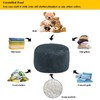 Pouf Ottoman Unstuffed,Pouf Ottoman Foot Rest(No Filler),Soft Foot Stool, 20"x20"x12"