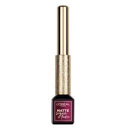 L'Oreal Paris Makeup Matte Signature Liquid Dip Eyeliner, Waterproof, Precise and Easy Application, All Day Wear, Vivid Matte Finish, Burgundy, 0.07 fl; Oz.