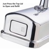 2 Pack Commercial Soap Dispenser Wall Mount Stainless Steel Manual