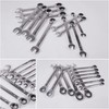 Vokenforu 12mm Ratchet Spanner, Ratcheting Combination Wrench, Hardened Chrome Vanadium