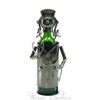 WINE BODIES Nice Nurse Metal Wine Bottle Holder, Charcoal