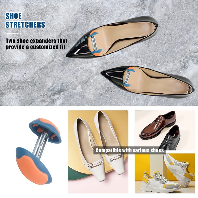 YRMJ 2 Pair Mini Shoe Stretchers for Wide Feet, Shoe
