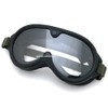 SPEED ADDICT 70's Vintage Military Goggles, Black