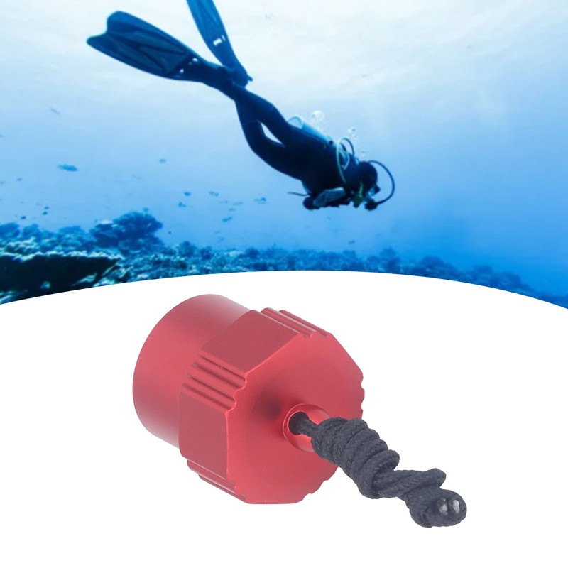 Din Diving Dust Cap Aluminum Alloy Universal Threaded 1st Stage