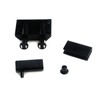 Pastlla Glass Door Pivot Hinge with Magnetic Catch and Clamp