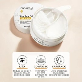 Parches Faciales Hidratantes con Extracto de Arroz Anti-Ojeras y Arrugas Uso Diurno Todo Tipo de Piel