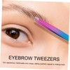 Ipetboom Stainless Steel Eyebrow Tweezers Eyebrows Kit Waxing Device Eyebrow