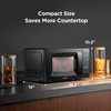 COMFEE' EM720CPL-PMB Countertop Microwave Oven with Sound On/Off, ECO Mode