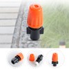 DLBX Orange Micro Sprinkler Watering Device with Two Way Connector,