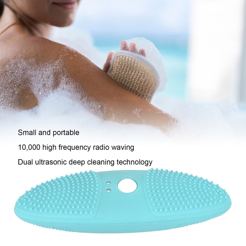 Ultrasonic Scrubber 3 Levels USB Charging High Frequency Vibration Dual