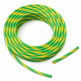 3mm Earth Sleeving PVC Green & Yellow 3.0mm Electrical Wire Cover | 5m Pack
