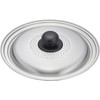 Yoshikawa Ajiichi SJ3867 Snow Flat Pot Lid 8.7 inches (22