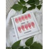 White peach syrup, peach pink matte cheek fruit nail -