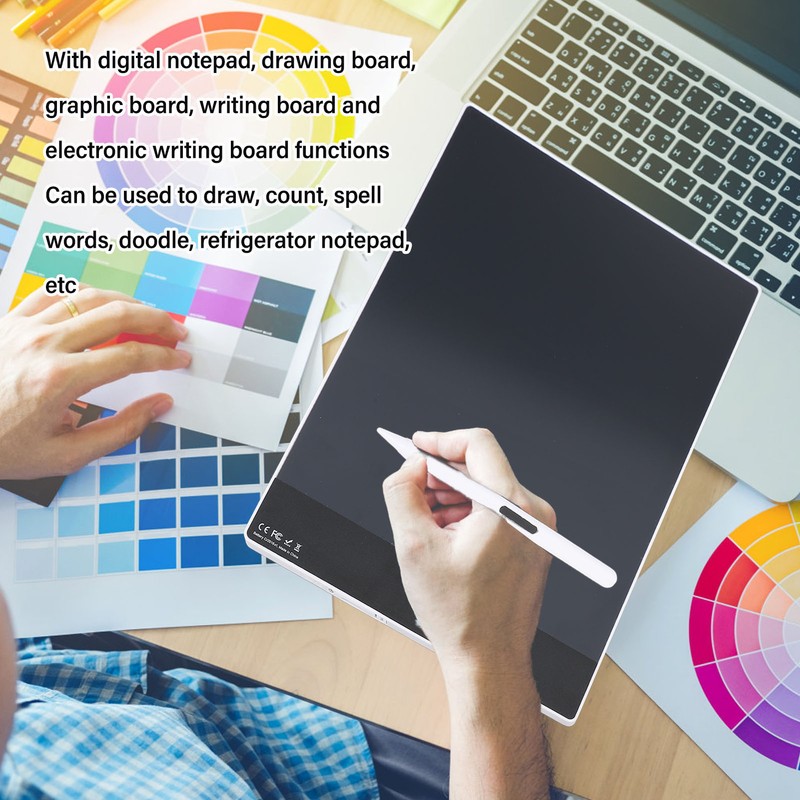 Doodle Board Drawing Tablet 9.5 Inch LCD Dual Screen Erasable