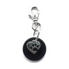 Shungite Pet Collar Charm - Handmade Natural Protection for Dogs, Cats - Black Crystal Stone, 100% Authentic (Large)