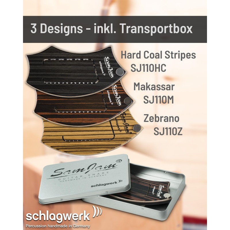 Schlagwerk SJ110Z SamJam - The Guitar Snare - Zebrano