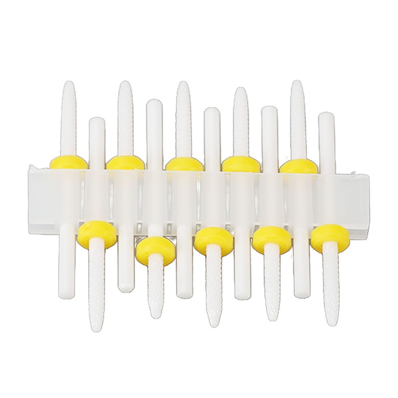 10pcs Cuticle Remover Bits Gel Home Salon Polish Dead Skin