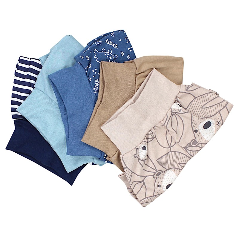 TupTam Unisex Baby Summer Shorts Cotton Pack of 5, Dark