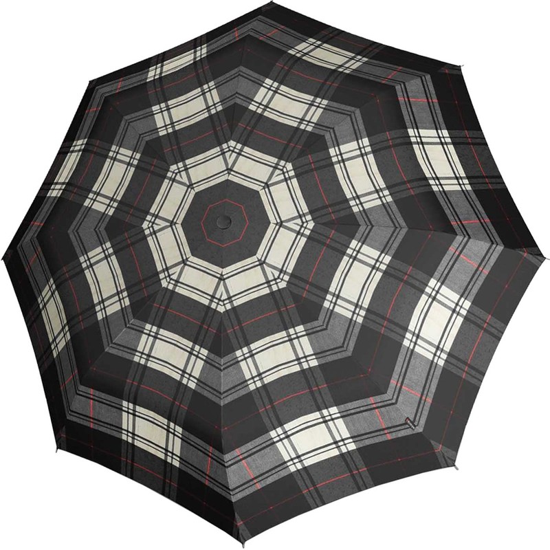 Knirps E.051 Small Manual Pocket Umbrella with Packaging, Check (5281)
