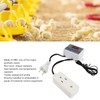 Temperature Controller Switch Display Digital Thermostat Outlet Thermostat US Plug