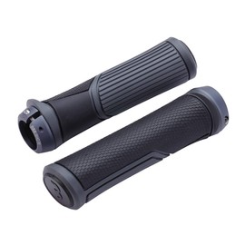 BBB Cycling BHG-96 Cobra Handlebar Grips for Mountain and Road Bikes (Black/Dark Gray)