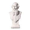 Russian Writer Leo (Lev) Tolstoy Marble Bust Statue Sculpture 14 cm white