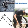 DMJJSD Set of 2 Quick Release Bicycle Front and Rear