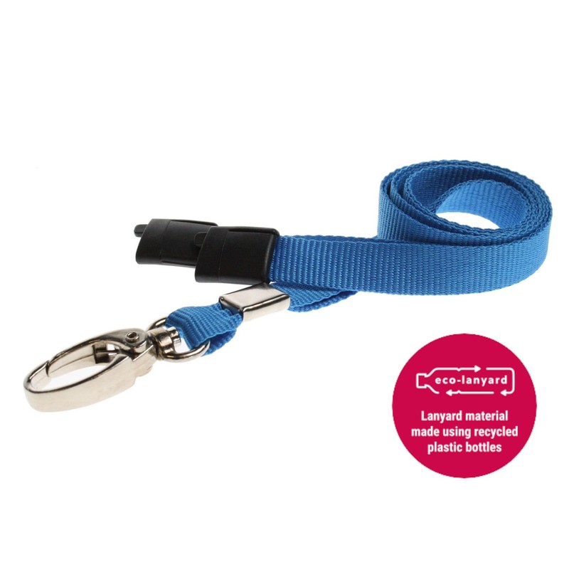 Customcard Ltd Blue Lanyard with ID Card Pocket - Sturdy