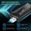 USB WiFi Adapter 1300Mbps Foldable Dual Band Wireless Network Dongle