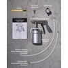 InoKraft Undercoating Spray Gun with Suction Feed Cup, 360° &
