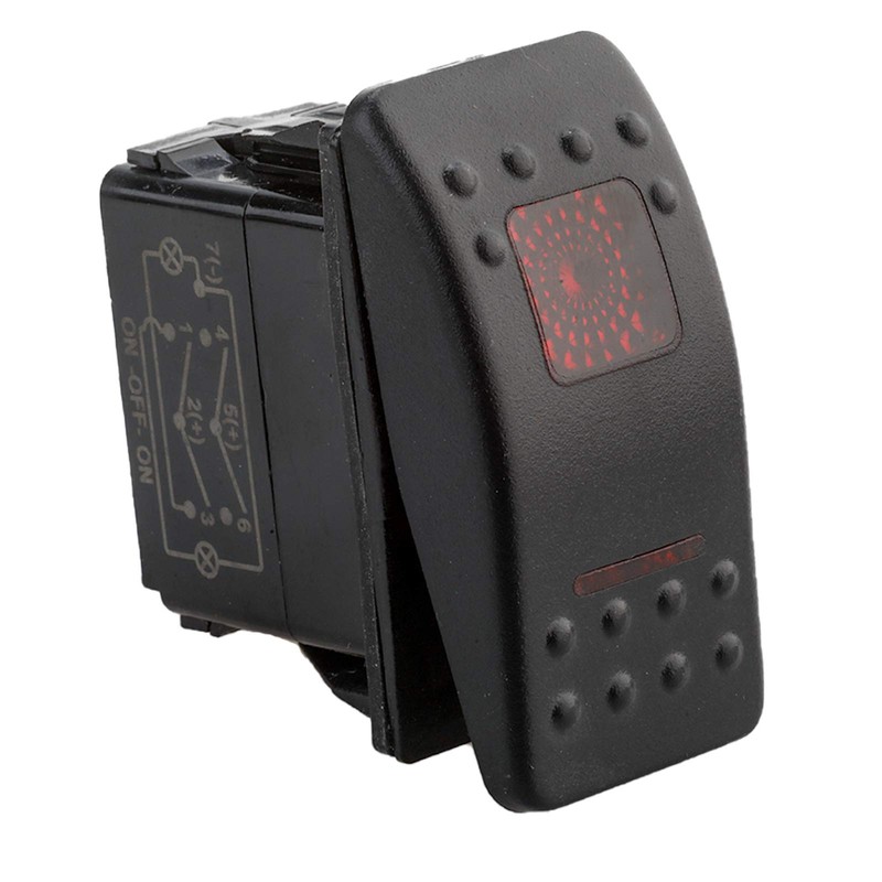 Amarine Made 12v 20 Amp Waterproof On-Off-On 2 Position Boat