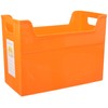 ナカバヤシ ファイルボックス 書類収納ボックス A4ワイド オレンジ フボ-TCW4KO
